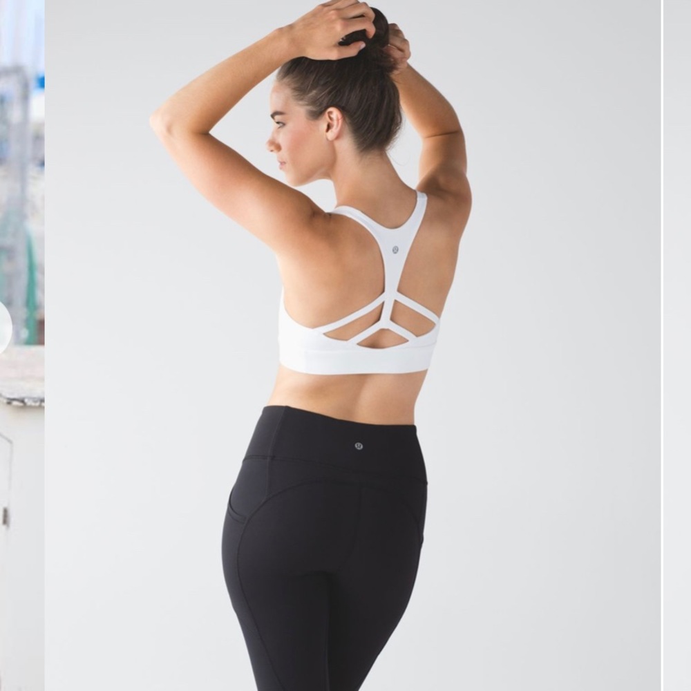 Lululemon Circuit Breaker Bra White